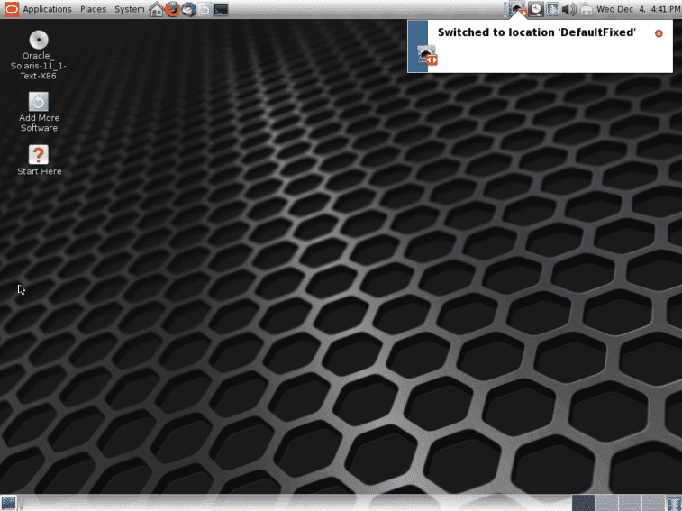 Desktop GUI solaris 11