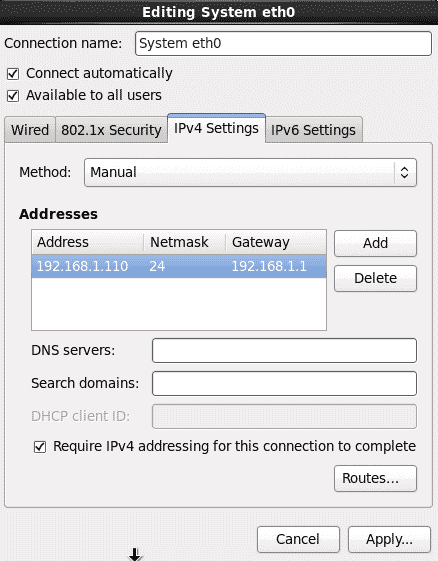 oel 6.6 installation Publick interface IP configuration