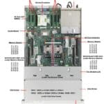 SPARC T7-1 top view- detailed