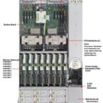 SPARC T7-2 top view detailed