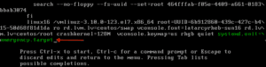 Emergency mode centos 7 исправить