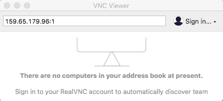 connect VNC server with real VNC RHEL 7