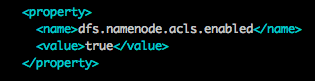 property hdfs-site.xml dfs.namenode.acls.enabled HDPCA exam objective
