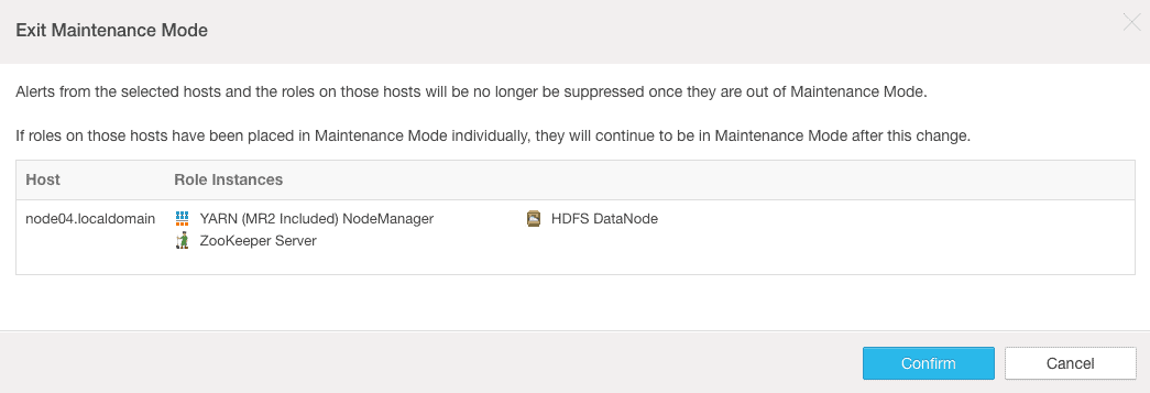 exit maintenance mode alerts no longer suppressed CCA 131