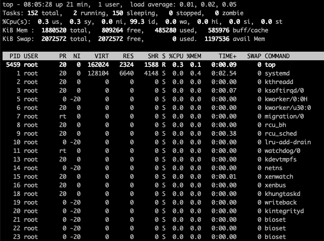 How To Check Swap Usage Live Via The top Command In Linux The Geek 