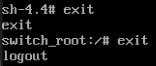 exit twice reset root password RHEL 8