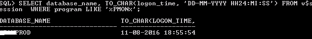 logon_time oracle database